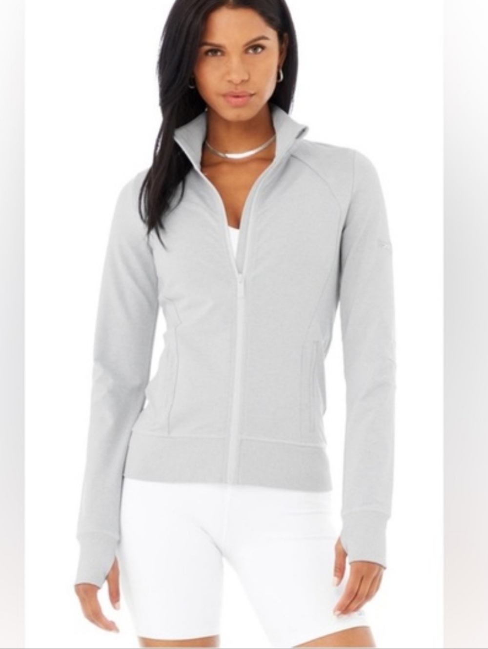 Alo Yoga Contour Jacket Gray Athletic Athleisure M